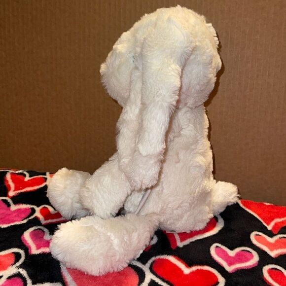 Kids Preferred FURRIENDS 14” white Bunny Floppy Ears Tangerine accents - Picture 6 of 9